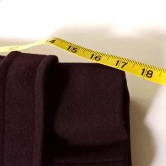 Stephanie Matthews Vintage Women's Double Breasted Coat - Sz (8) - Dark Burgundy - Picture 8 of 12